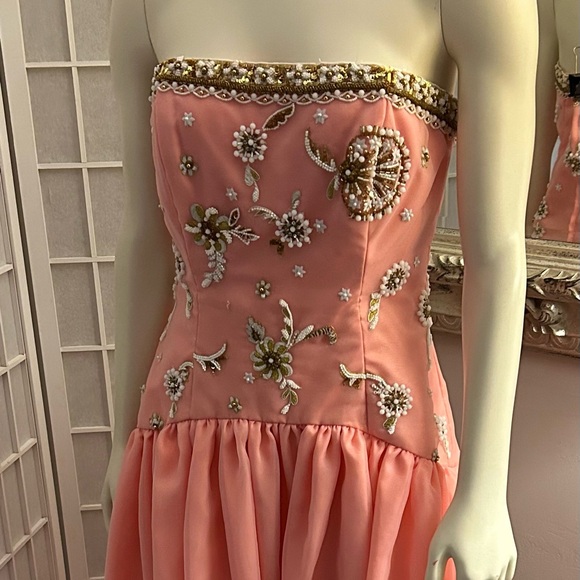 Vintage Victor Costa Gown Sz 10 - Picture 2 of 8